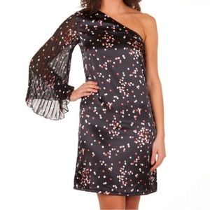 Emma One Shoulder Dot Dress by Tracy Negoshian